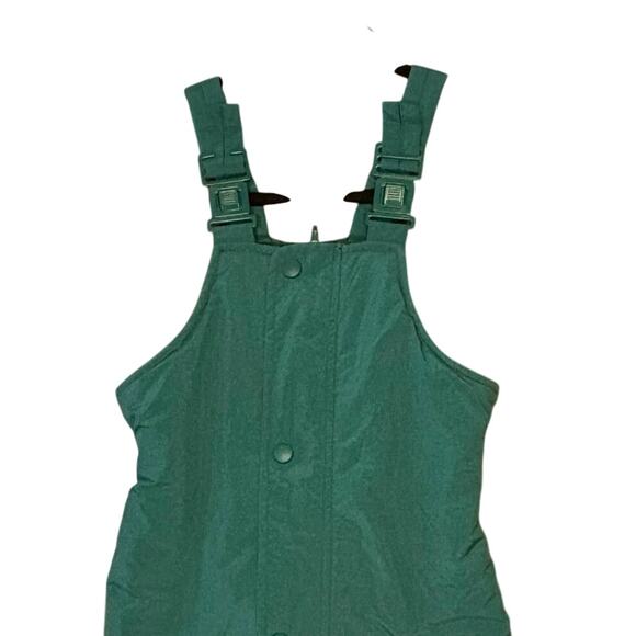 Vintage Sesame Street Overall Snow Pants Girls/Boys 4T | Dark Green Utility - Picture 2 of 9